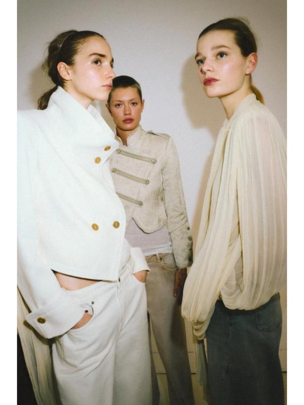 ZARA ZW COLLECTION LIMITED EDITION CONTRASTING CROPPED JACKET